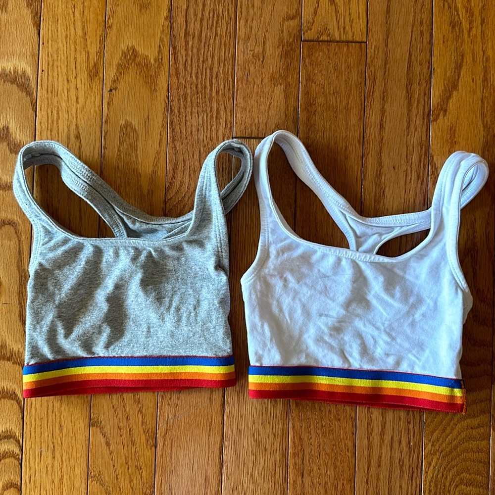 Girls Treasure & Bond Sports Bras. Sz 4/5.